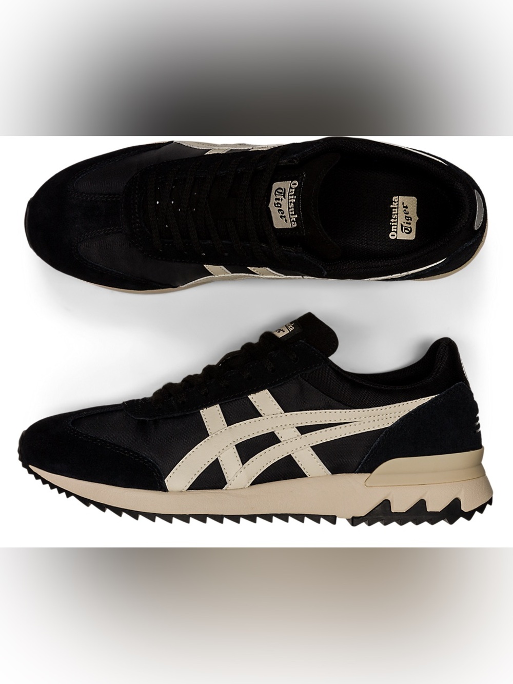Onitsuka Tiger Black Oatmeal California 78 EX Sneakers - Picture 6 of 9